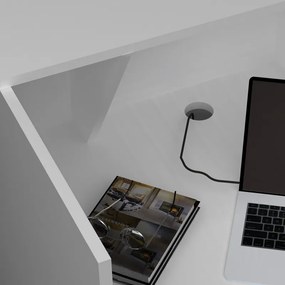 Γραφείο υποδοχής - reception Gemini Megapap χρώμα λευκό 150x70x110εκ.