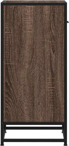 vidaXL Ραφιέρα Καφέ Δρυς 35,5x35x76 εκ. Επεξ. Ξύλο + Μέταλλο