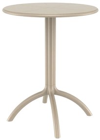 SIESTA OCTOPUS Φ60Χ75εκ.TAUPE ΤΡΑΠΕΖΙ ΠΟΛ/ΝΙΟΥ Φ60X75εκ.20.0164