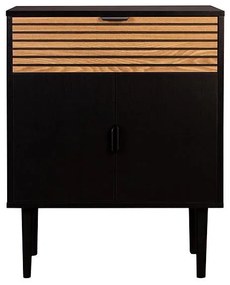 Κομότα Brooklyn Fylliana Μαύρο-Φυσικό 75x37x75 εκ. 75x37x75 εκ.