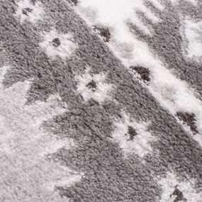 Χαλί (200x290) Βιοκαρπέτ Soft Shaggy R299B Grey White