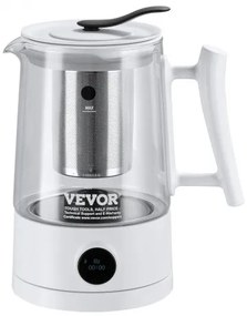 VEVOR Hydrogen Water Pitcher Generator, 1.5 L / 52.8 oz Large Capacity Hydrogen Generator Water Kettle, SPE and PEM Technology, Hydrogen Rich Water Ionizer Machine for Brewing Coffee or Tea