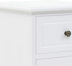 vidaXL Κομοδίνο 35 x 32 x 59 εκ. από MDF και Ξύλο Πεύκου
