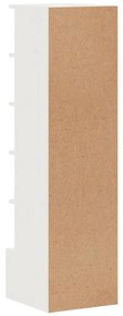 vidaXL Παπουτσοθήκη Λευκή 28 x 30 x 104 εκ. από Μασίφ Ξύλο Πεύκου
