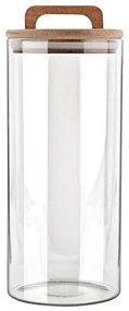 Estia Δοχείο Αποθήκευσης Acacia 1300ml 10x10x22cm Γυάλινο Με Καπάκι 01-17491