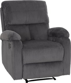 ΠΟΛΥΘΡΟΝΑ RELAX DIONI HM3296.11 ΓΚΡΙ ΡΙΓΕ ΥΦΑΣΜΑ 85x90x100Υεκ.