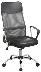Καρέκλα Γραφείου FL4006 Fylliana Γκρί - Μαύρο 59x60x120 εκ. 59x60x120 εκ.