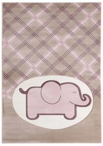 Παιδικό Χαλί (80x160) Royal Carpet Sky 6398D L.Beige Pink