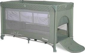BABY COT NOEMI 2 LAYER ICEBERG GREEN STAR