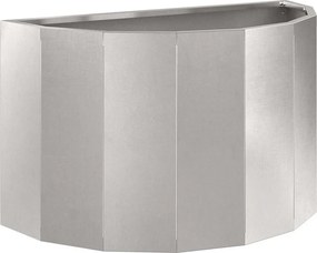 vidaXL Γλάστρα Ασημί 60 x 30 x 35 εκ Ανοξείδωτο ατσάλι
