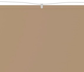 vidaXL Τέντα Κάθετη Taupe 100 x 1200 εκ. από Ύφασμα Oxford