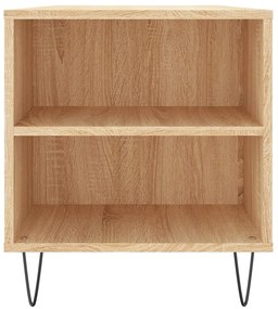 vidaXL Τραπεζάκι Σαλονιού Sonoma Δρυς 102x44,5x50 εκ. Επεξεργ. Ξύλο
