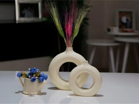 Stewehome Σετ μποέμ βάζων από τσιμέντο (11 30 cm)