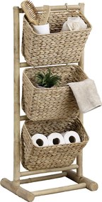 Ραφιέρα Δαπέδου 3 Θέσεων (40.5x30x92.5) T-D Bamboo 98203195