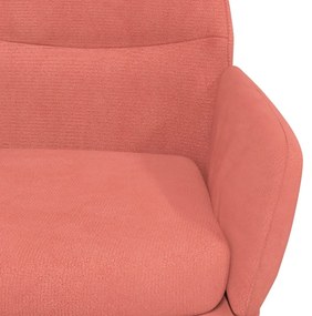vidaXL Πολυθρόνα Relax Ροζ Βελούδινη