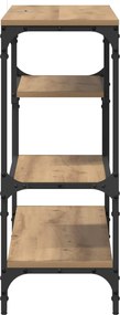 vidaXL Τραπέζι κονσόλας Artisan Oak 100 x 30 x 75 εκ