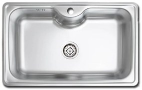 Maidsinks by Pyramis Inset Σατινέ Ανοξείδωτος Νεροχύτης 80 cm