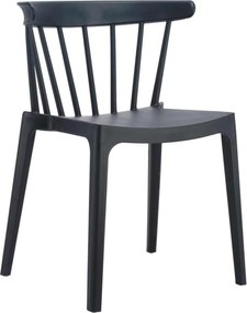 Καρέκλα WEST PP-UV Μαύρο 53x53x75cm