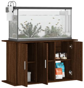 vidaXL Βάση Ενυδρείου Καφέ Δρυς 101x41x58 εκ. από Επεξεργασμένο Ξύλο