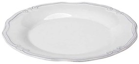 Πιάτο Ρηχό Tiffany RSW101K6 Φ25cm White Espiel Πηλός