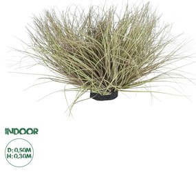 GloboStar® Artificial Garden GRASS BUSH PLANT 21167 Τεχνητό Διακοσμητικό Φυτό Θάμνος Grass Π50cm Y30cm