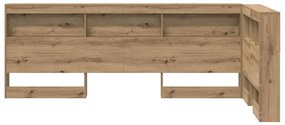 vidaXL Κεφαλάρι Αποθήκης artisan δρυς 100 cm Επεξεργασμένο ξύλο