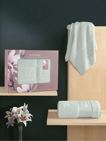 Stewehome Σετ 2 τεμαχίων πετσέτες μπάνιου με υφή μπαμπού 50x90 cm