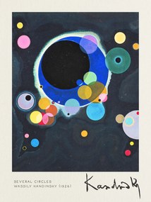 Αναπαραγωγή Several Circles - Wassily Kandinsky, (30 x 40 cm)