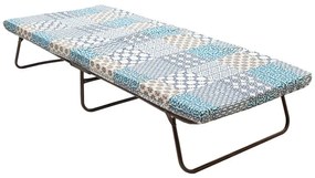 Ράντζο-κρεβάτι μονό Daxel pakoworld μεταλλικός σομιές 6εκ στρώμα 180x80εκ