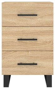 vidaXL Κομοδίνο Sonoma Δρυς 40 x 40 x 66 εκ. από Επεξεργασμένο Ξύλο