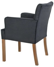 Πολυθρόνα New F4 Fylliana Γκρί - Γκρί Δρύς Πόδια 65x70x88 εκ. 65x70x88 εκ.