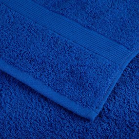vidaXL Πετσέτες Premium SOLUND 2 τεμ. Μπλε 100x200 εκ. 600 γρ./μ²