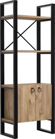Bookshelf Milano Atlantic Pine
Black