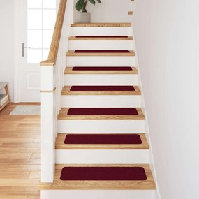 vidaXL Σκαλοπάτια 15 pcs Μπορντό 75 x 20 cm Πολυπροπυλένιο