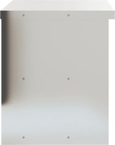 vidaXL Ντουλάπι Κουζίνας Επιτοίχιο με Ράφι Ανοξείδωτο Ατσάλι