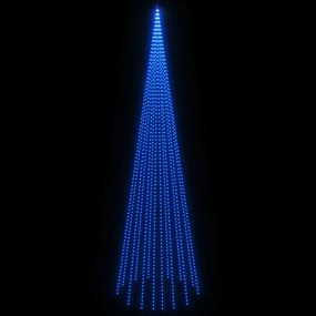 vidaXL Χριστουγεν. Δέντρο για Ιστό Σημαίας 1134 LED Μπλε 800 εκ.