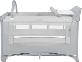 BABY COT TORINO 2 LAYERS PLUS GREY
