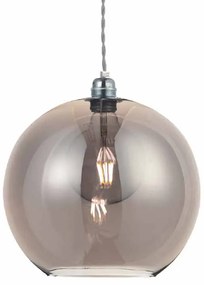 Φωτιστικό Οροφής Μονόφωτο Aca Pythia V3643330GY Silver/Tint