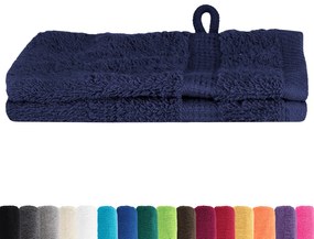 vidaXL Πετσέτες 2 pcs Ναυτικό μπλε 15 x 21 cm Βαμβάκι