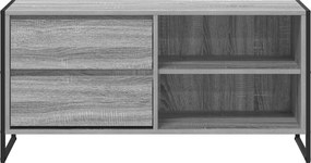 vidaXL Ντουλάπι TV 100 x 36 x 49,5 εκ Γκρι Sonoma