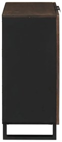 vidaXL Πλαϊνό γραφείο Καφέ 60 x 33.5 x 75 εκ. Μασίφ ξύλο μάνγκο
