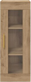 vidaXL Επιτοίχιο ντουλάπι Artisan Oak 34,5 x 34 x 90 εκ.