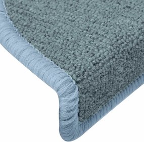 vidaXL Στρώματα σκάλας 15 τεμ. 65 x 24 x 4 cm Non-Slip Θαλασσί