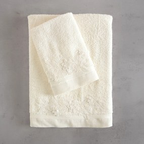 Πετσέτες Μπάνιου (Σετ 3τμχ) Rythmos Hemera 500gsm Ιβουάρ