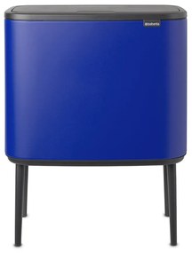 Brabantia 1005549 Κάδος απορριμμάτων Bo Touch 11+23L, Mineral Powerful Blue