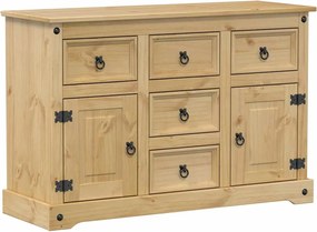 vidaXL Ντουλάπι Corona 112 x 40 x 75 εκ. από Μασίφ Ξύλο Πεύκου