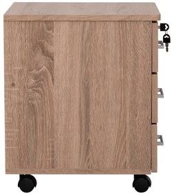 Συρταριέρα - Ντουλάπι Γραφείου HAYDEN σε Sonama 39.5x40x46.5Υεκ. 39.5x40x46.5 εκ.