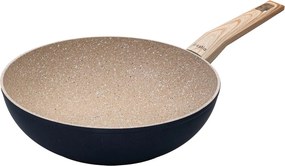 Αντικολλητικό Wok (28εκ.) Πρεσσαριστού Αλουμινίου Estia Earth 01-10171