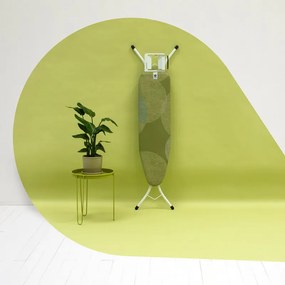 Τραπέζι σιδερώματος Brabantia A 1005614, 110x30 cm, 7 θέσεις ρύθμισης, Σιδεροθήκη, Πράσινο