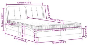 ΚΡΕΒΑΤΙ ΜΕ ΣΤΡΩΜΑ ΜΑΥΡΟ 120 X 200 ΕΚ. ΣΥΝΘΕΤΙΚΟ ΔΕΡΜΑ 3208852